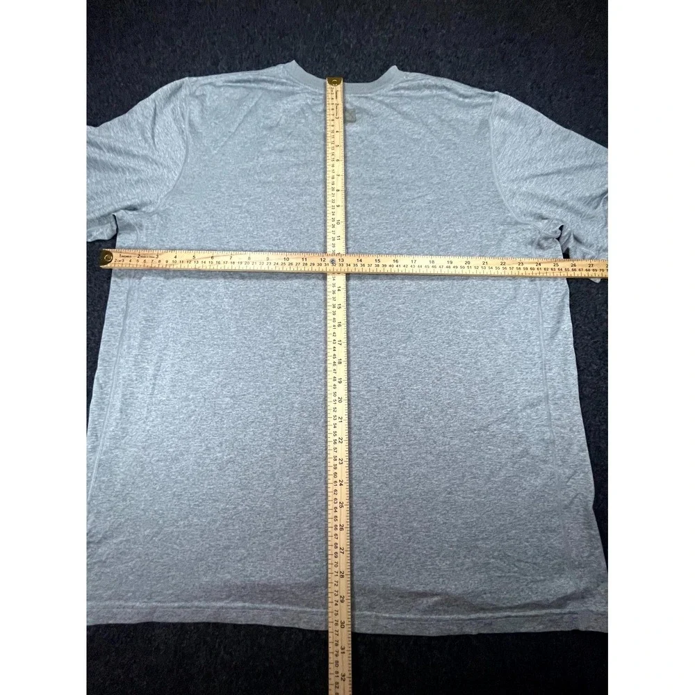 Green Bay Packers T-Shirt Mens XL Gray Dri-Fit Nike NFL Football Sports Crewneck